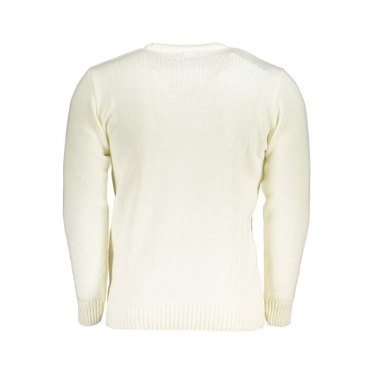 U.S. Grand Polo White Fabric Sweater white-fabric-sweater-5