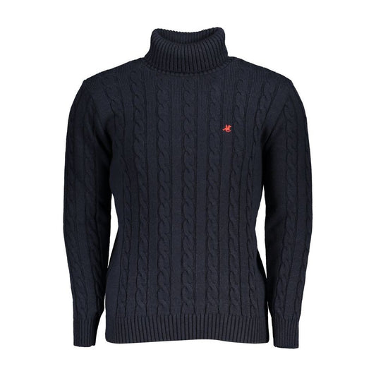 U.S. Grand PoloElegant Turtleneck Twisted Sweater in BlueMcRichard Designer Brands£79.00