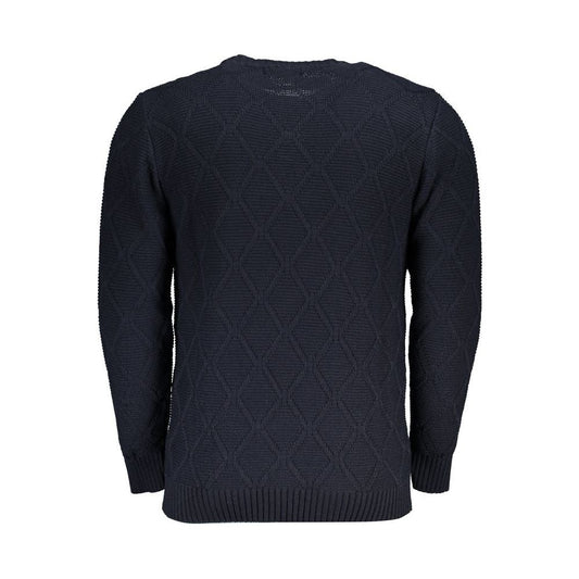 U.S. Grand Polo Blue Fabric Sweater blue-fabric-sweater-1