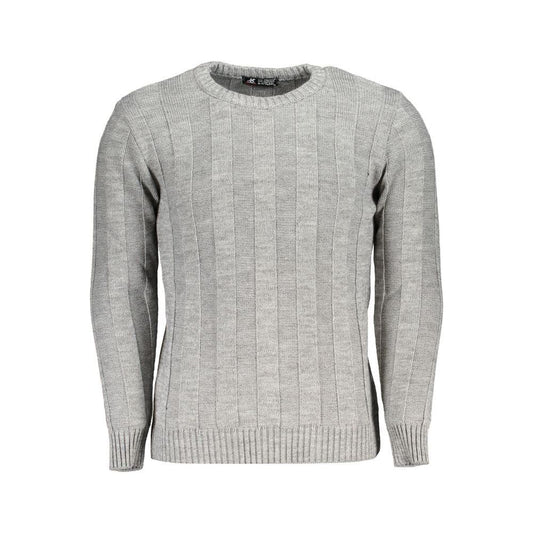 U.S. Grand Polo Gray Fabric Sweater gray-fabric-sweater-5