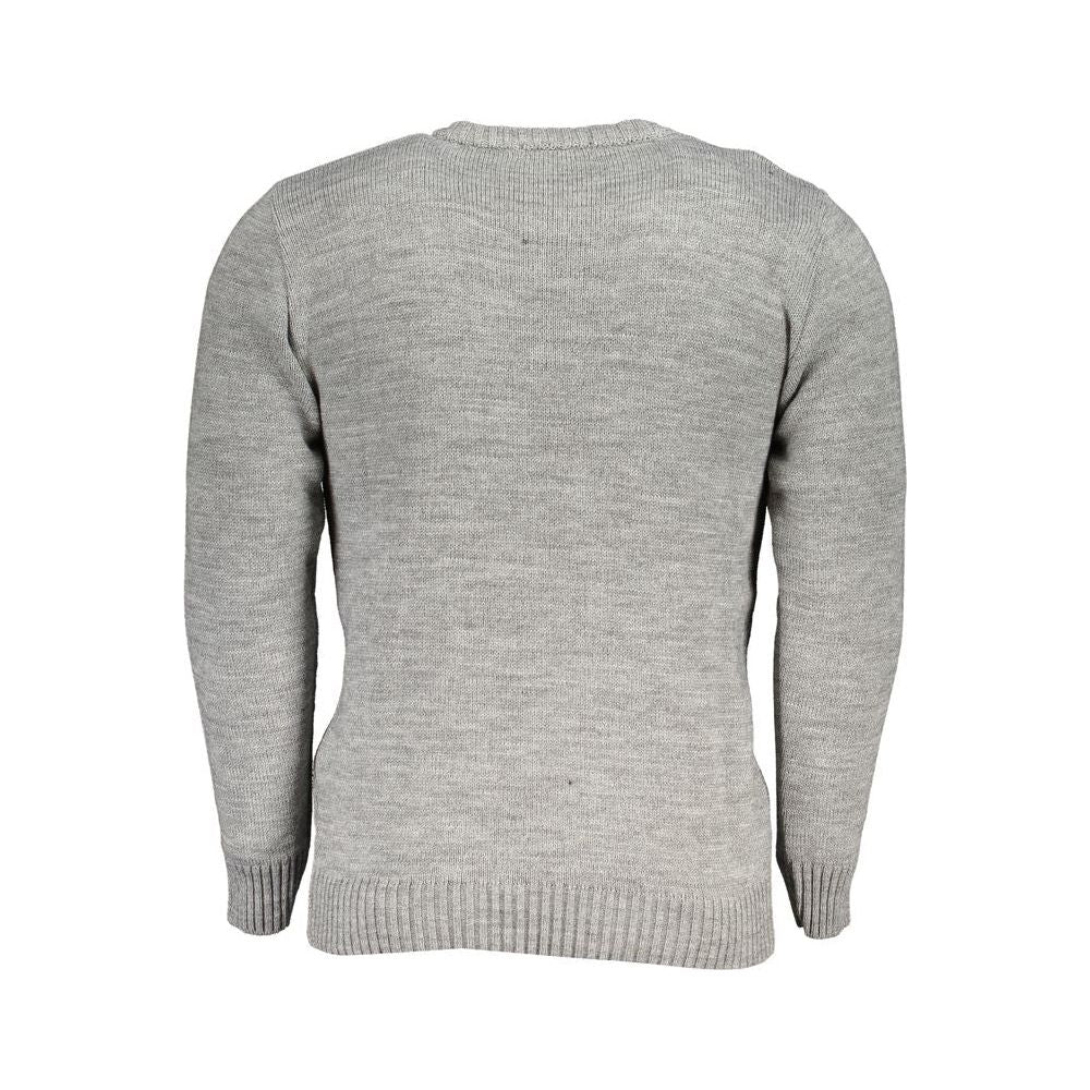 U.S. Grand Polo Gray Fabric Sweater gray-fabric-sweater-6