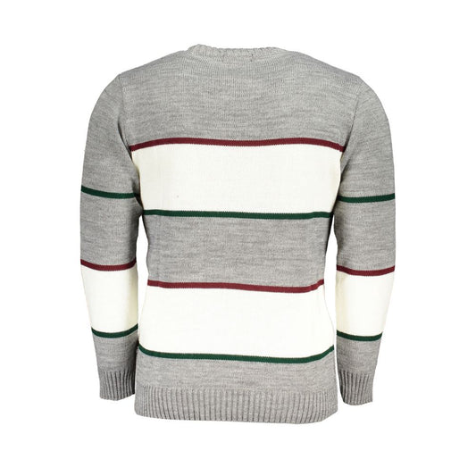 U.S. Grand Polo | Gray Fabric Sweater| McRichard Designer Brands   