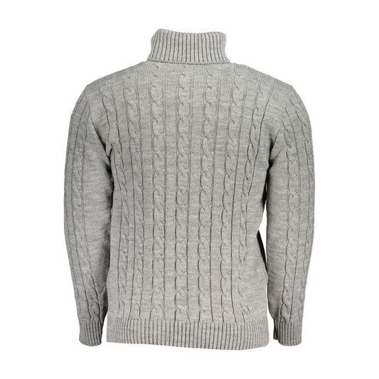 Turtleneck Twisted Neck Men's Sweater