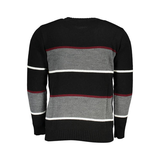 U.S. Grand Polo Black Fabric Sweater black-fabric-sweater-4