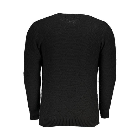 U.S. Grand Polo Black Fabric Sweater black-fabric-sweater-5