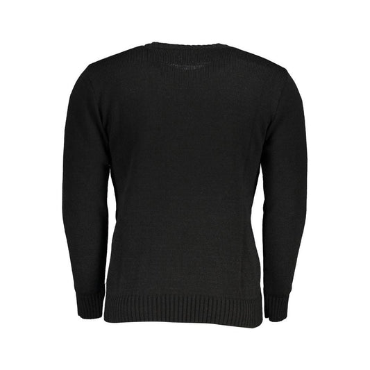 U.S. Grand Polo Black Acrylic Sweater black-acrylic-sweater-1