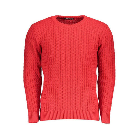 U.S. Grand Polo | Elegant Twisted Crew Neck Sweater in Pink| McRichard Designer Brands   