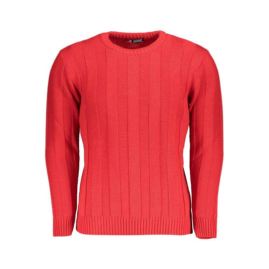 U.S. Grand Polo Red Fabric Sweater red-fabric-sweater-2
