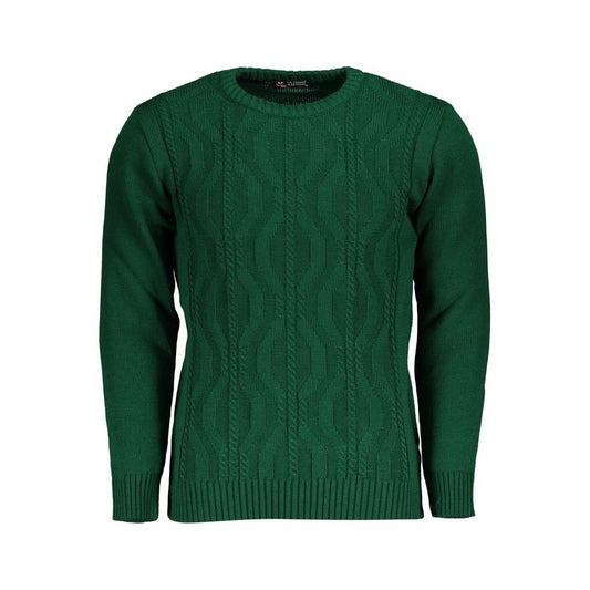 U.S. Grand Polo Green Fabric Sweater green-fabric-sweater-2