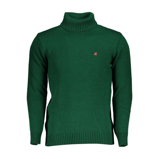 U.S. Grand Polo | Elegant Turtleneck Embroidered Sweater| McRichard Designer Brands   