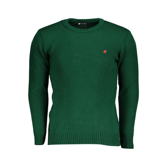 U.S. Grand Polo Green Fabric Sweater green-fabric-sweater-5