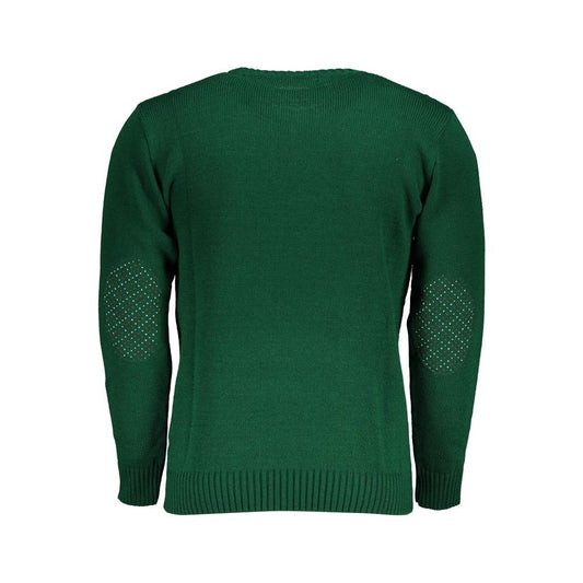 U.S. Grand Polo Green Fabric Sweater green-fabric-sweater-2