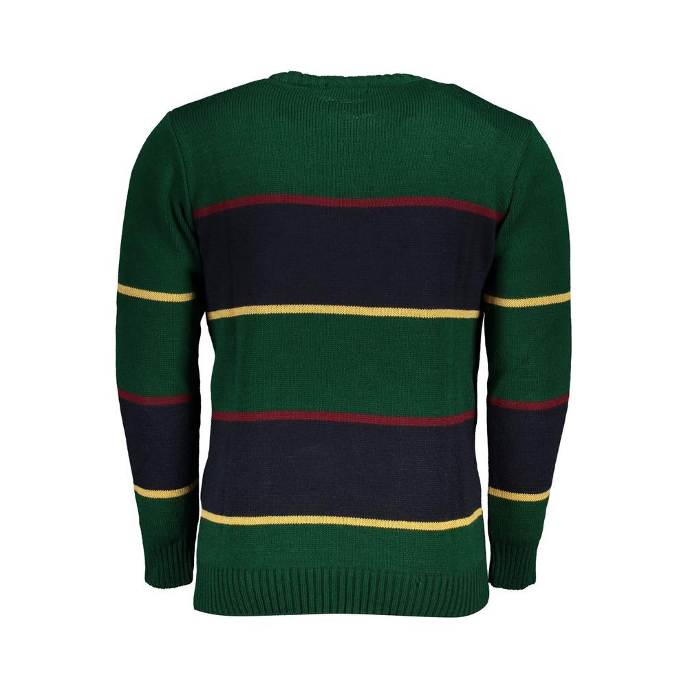 U.S. Grand Polo Green Fabric Sweater green-fabric-sweater