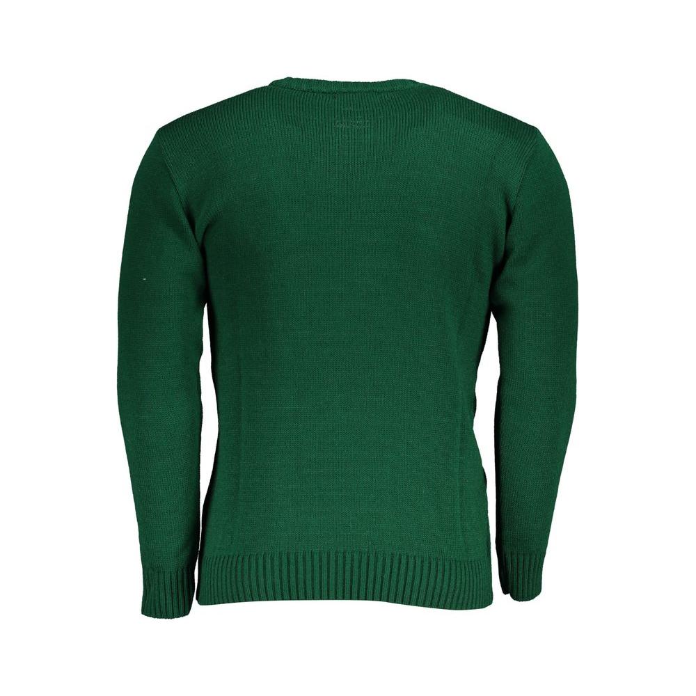 U.S. Grand Polo Green Fabric Sweater green-fabric-sweater-5