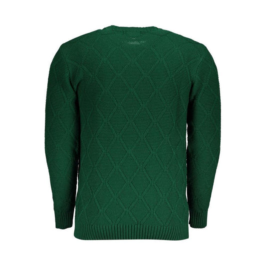 U.S. Grand Polo Green Fabric Sweater green-fabric-sweater-1