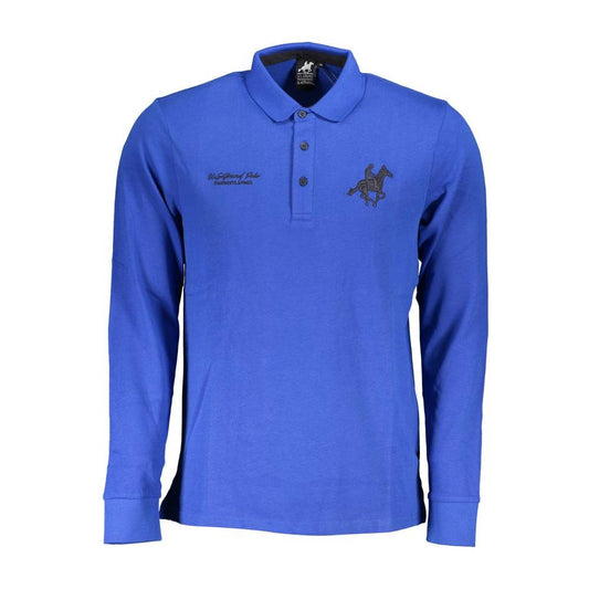 U.S. Grand Polo Blue Cotton Polo Shirt blue-cotton-polo-shirt-50