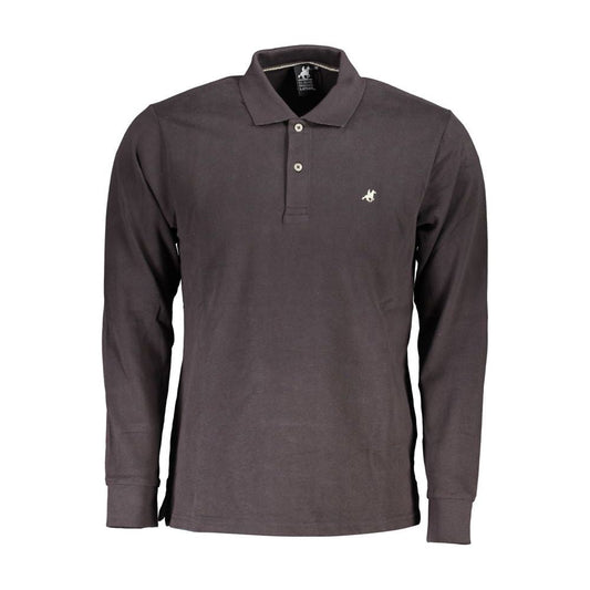 U.S. Grand Polo Gray Cotton Polo Shirt gray-cotton-polo-shirt-14