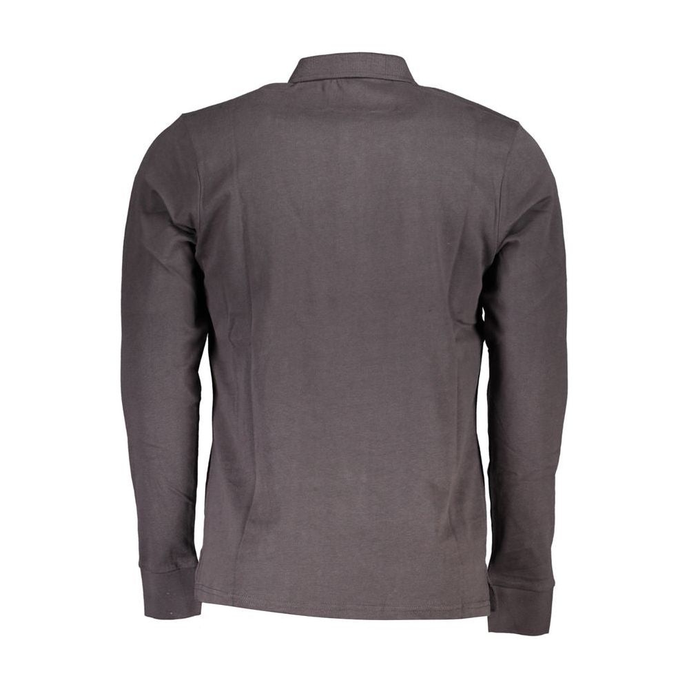 U.S. Grand Polo Gray Cotton Polo Shirt gray-cotton-polo-shirt-18