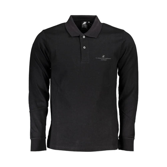 U.S. Grand Polo Black Cotton Polo Shirt black-cotton-polo-shirt-23