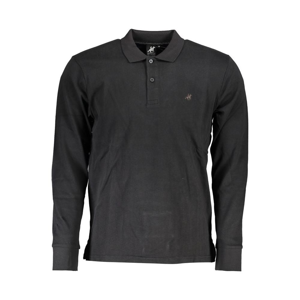 U.S. Grand Polo Black Cotton Polo Shirt black-cotton-polo-shirt-11