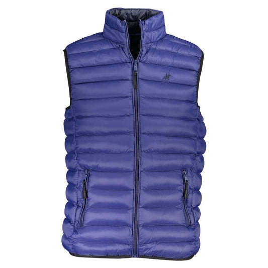 U.S. Grand Polo Sleek Sleeveless Blue Jacket sleek-sleeveless-blue-jacket