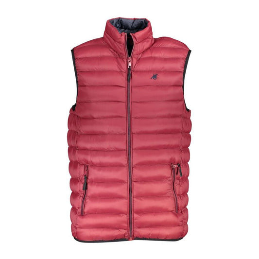 U.S. Grand Polo | Sleek Sleeveless Pink Zip Jacket| McRichard Designer Brands   