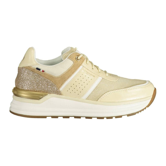 U.S. POLO ASSN. | Beige ECO SUEDE Lace-up Sneakers| McRichard Designer Brands   