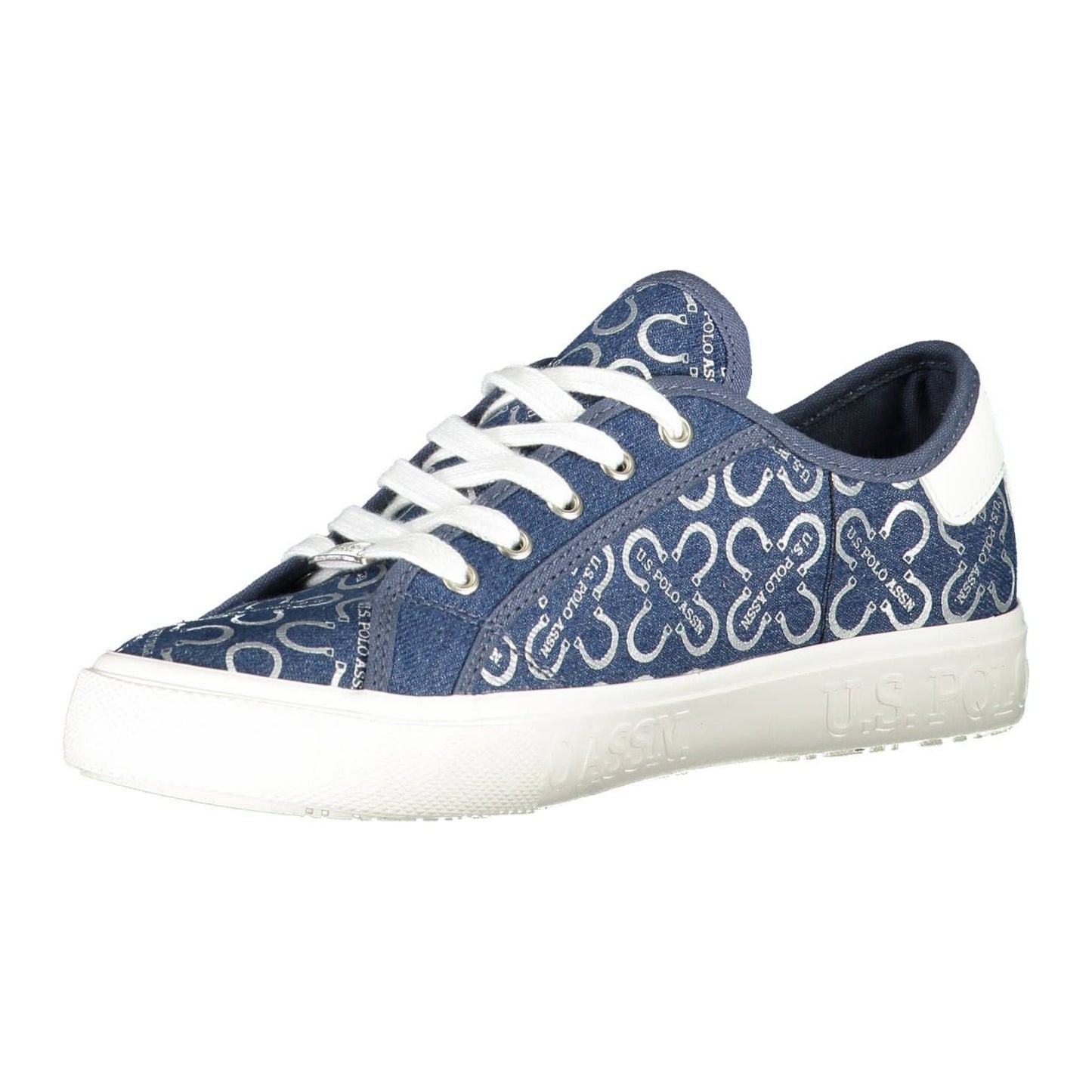 Chic Blue Lace-Up Sports Sneakers