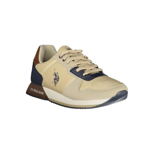 U.S. POLO ASSN. Chic Beige Sneakers with Sporty Contrast Details chic-beige-sneakers-with-sporty-contrast-details