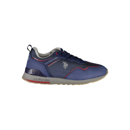 U.S. POLO ASSN. | Sleek Blue Sneakers with Contrast Details| McRichard Designer Brands   