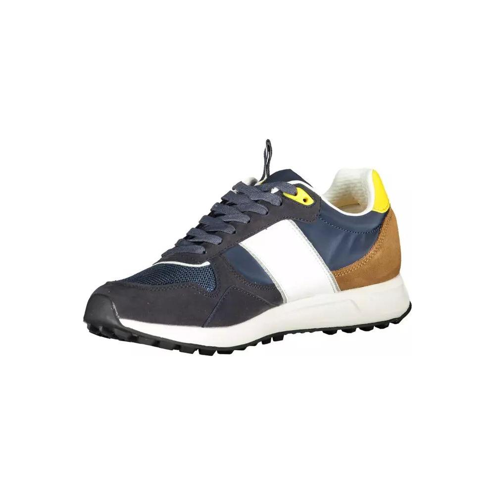 U.S. POLO ASSN. | Sleek Blue Sports Sneakers with Contrasting Details| McRichard Designer Brands   