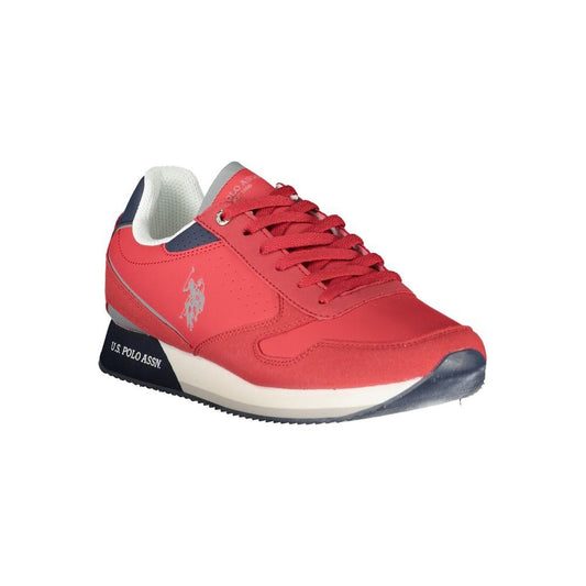 U.S. POLO ASSN.Sleek Pink Lace-Up Sneakers with Contrast DetailsMcRichard Designer Brands£89.00