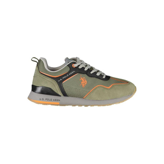 U.S. POLO ASSN. | Chic Green Sneakers with Contrast Details| McRichard Designer Brands   