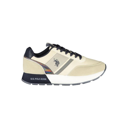 U.S. POLO ASSN.Elegant Beige Lace-Up Sneakers with Contrast AccentsMcRichard Designer Brands£89.00