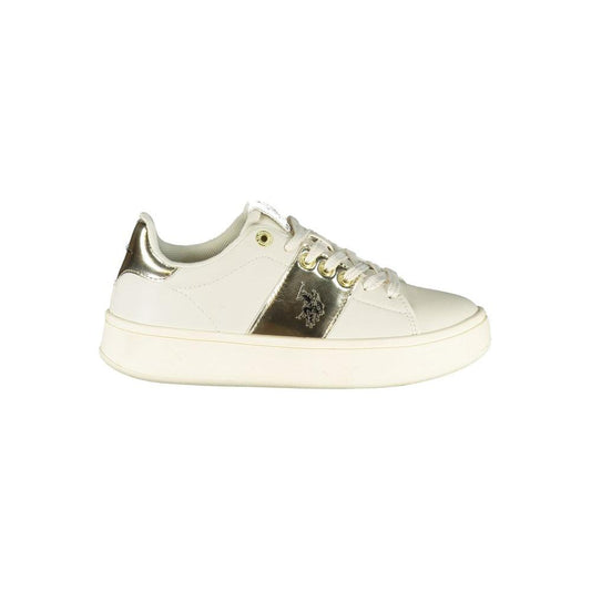U.S. POLO ASSN. Beige Laced Sports Sneakers with Contrast Details beige-laced-sports-sneakers-with-contrast-details