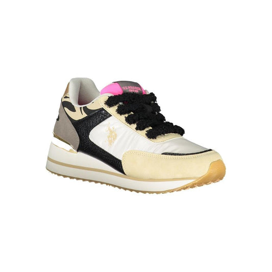 U.S. POLO ASSN.Chic Beige Lace-Up Sneakers with Contrast DetailsMcRichard Designer Brands£99.00