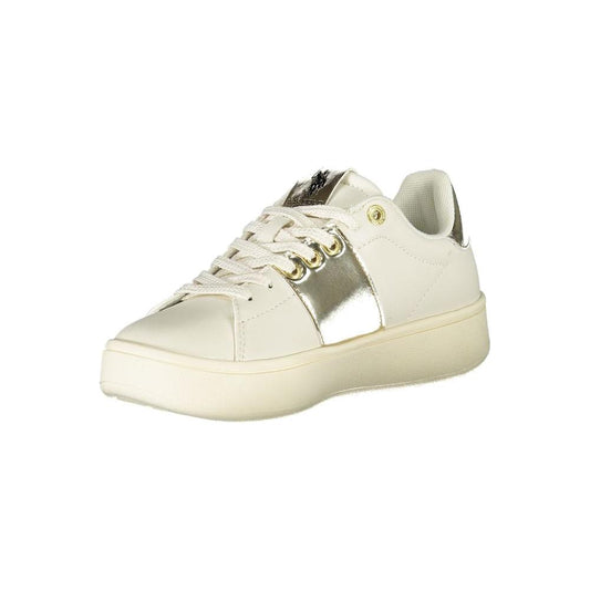 U.S. POLO ASSN. Beige Laced Sports Sneakers with Contrast Details beige-laced-sports-sneakers-with-contrast-details
