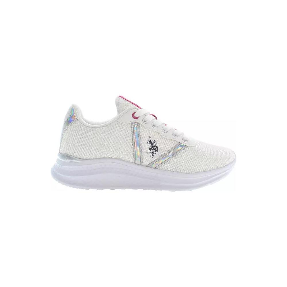 U.S. POLO ASSN. Elegant White Lace-Up Sneakers elegant-white-lace-up-sneakers-1