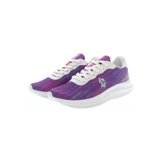 U.S. POLO ASSN. Elegant Purple Lace-up Sneakers elegant-purple-lace-up-sneakers