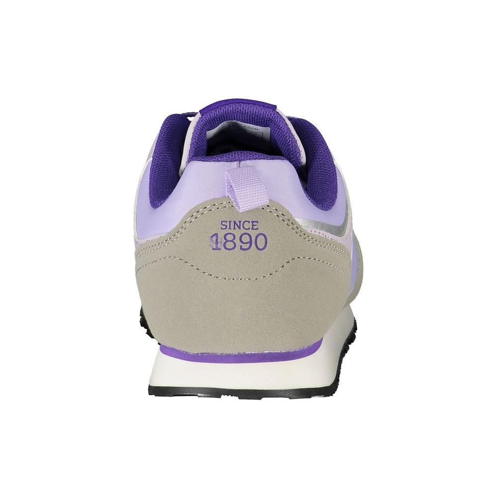 U.S. POLO ASSN. Purple Polyester Sneaker purple-polyester-sneaker