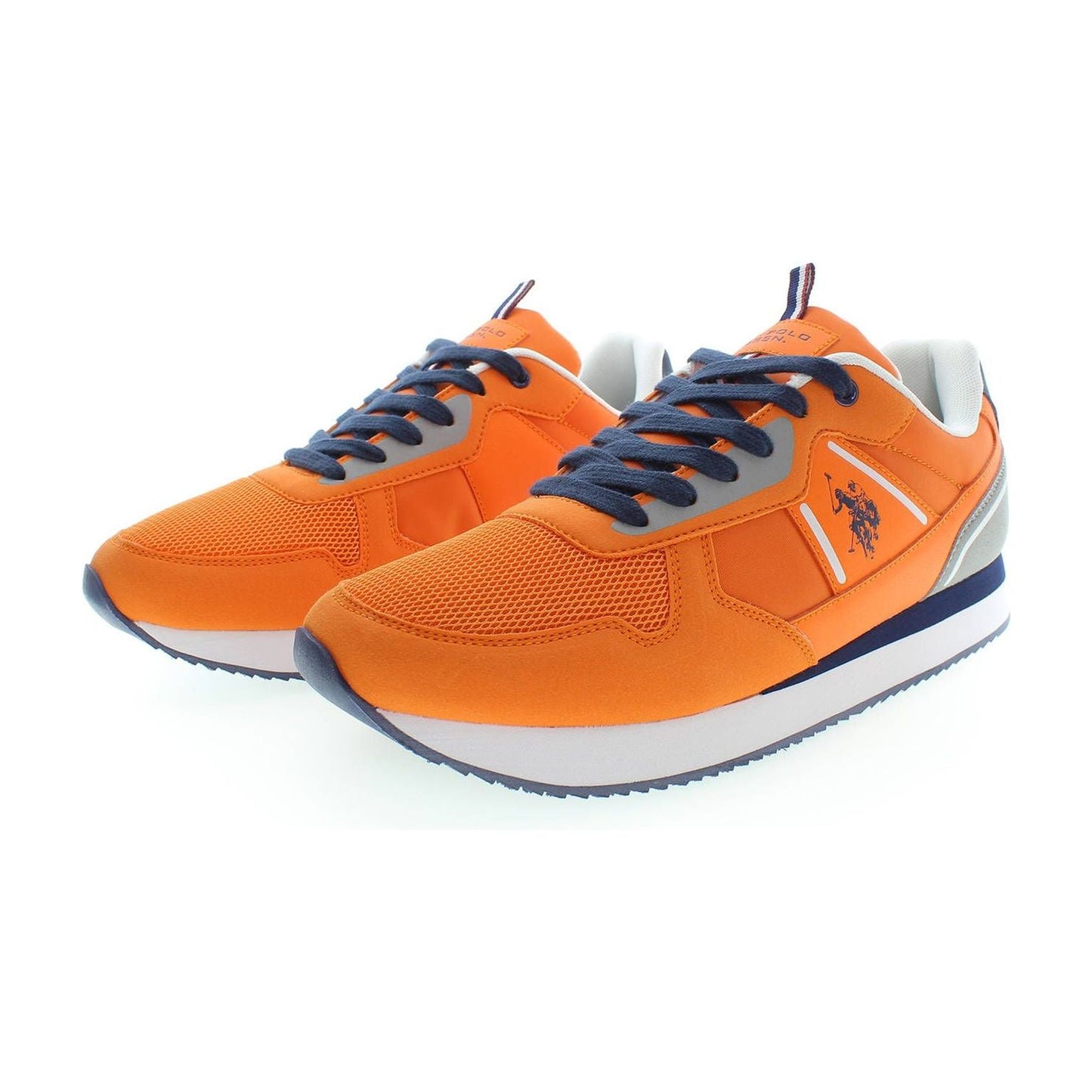 U.S. POLO ASSN.Orange Lace-Up Sports Sneakers with Logo DetailMcRichard Designer Brands£89.00