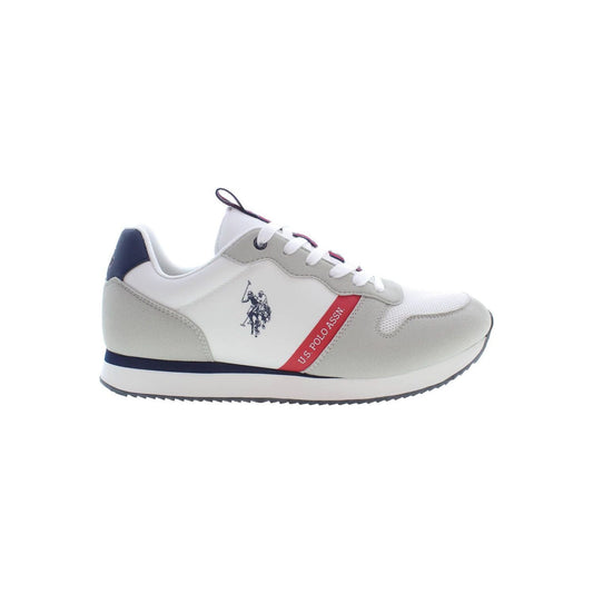 U.S. POLO ASSN. | Sleek White Sneakers with Contrast Detailing| McRichard Designer Brands   