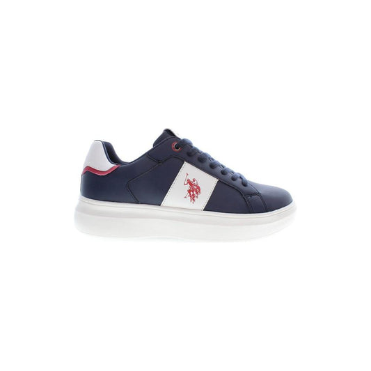 U.S. POLO ASSN. | Chic Blue Lace-Up Sporty Sneakers| McRichard Designer Brands   
