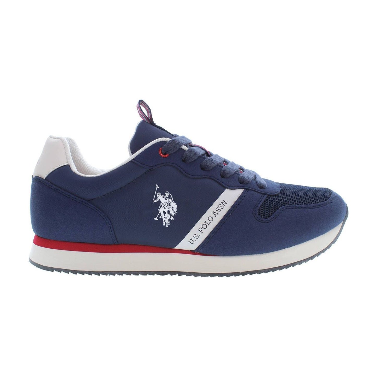 U.S. POLO ASSN. Sleek Blue Lace-Up Sports Sneakers sleek-blue-lace-up-sports-sneakers-1