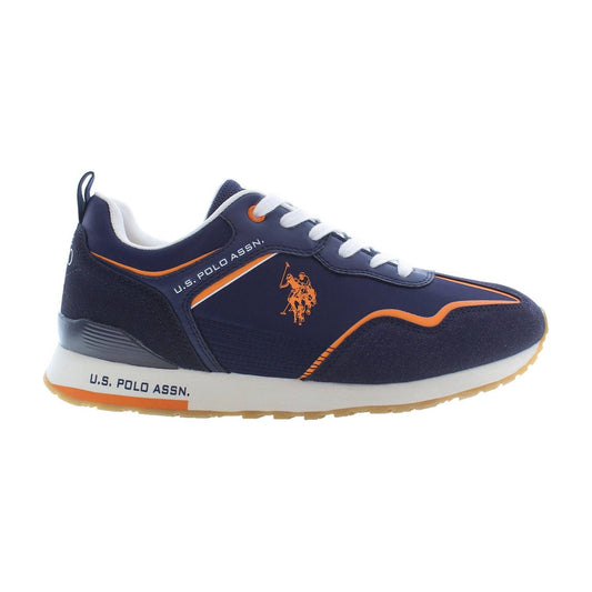 U.S. POLO ASSN. Chic Blue Sporty Lace-up Sneakers chic-blue-sporty-lace-up-sneakers