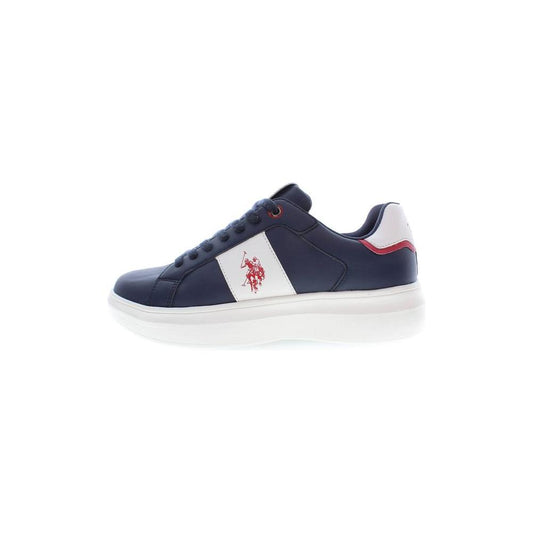 U.S. POLO ASSN. Chic Blue Lace-Up Sporty Sneakers chic-blue-lace-up-sporty-sneakers-1