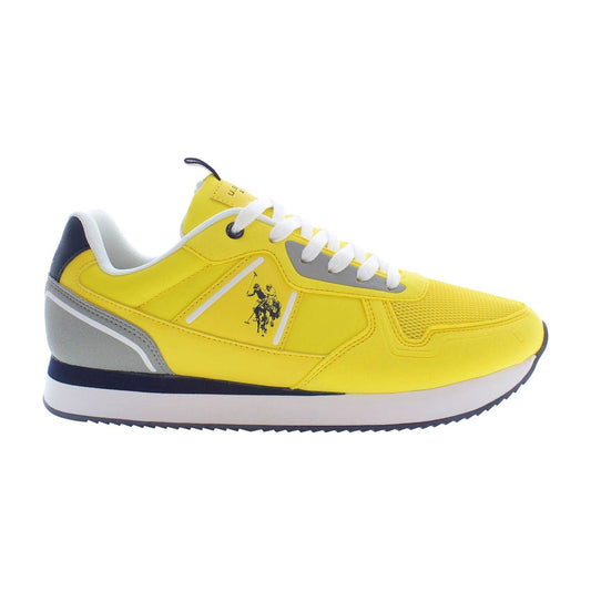 U.S. POLO ASSN. | Sporty Lace-up Sneakers with Logo Accent| McRichard Designer Brands   