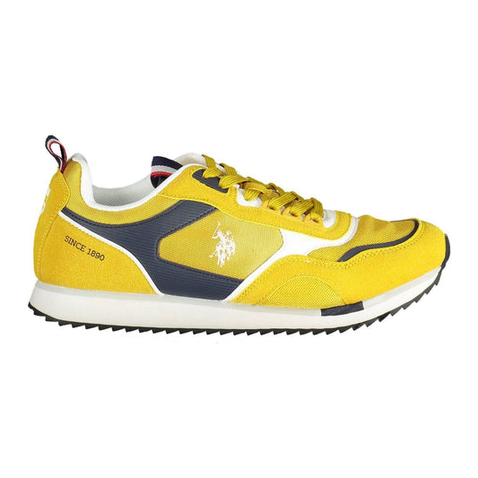 U.S. POLO ASSN. Dashing Yellow Lace-Up Sports Sneakers dashing-yellow-lace-up-sports-sneakers