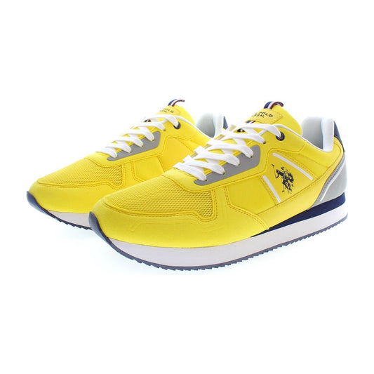 U.S. POLO ASSN. | Sporty Lace-up Sneakers with Logo Accent| McRichard Designer Brands   