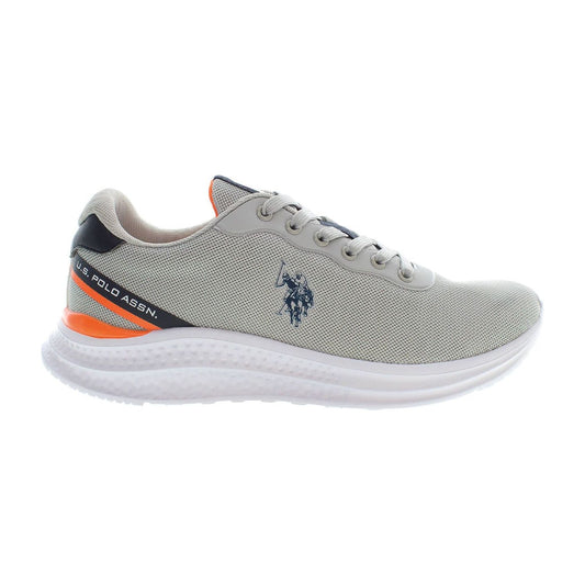 U.S. POLO ASSN. Sleek Gray Sneakers with Iconic Logo sleek-gray-sneakers-with-iconic-logo